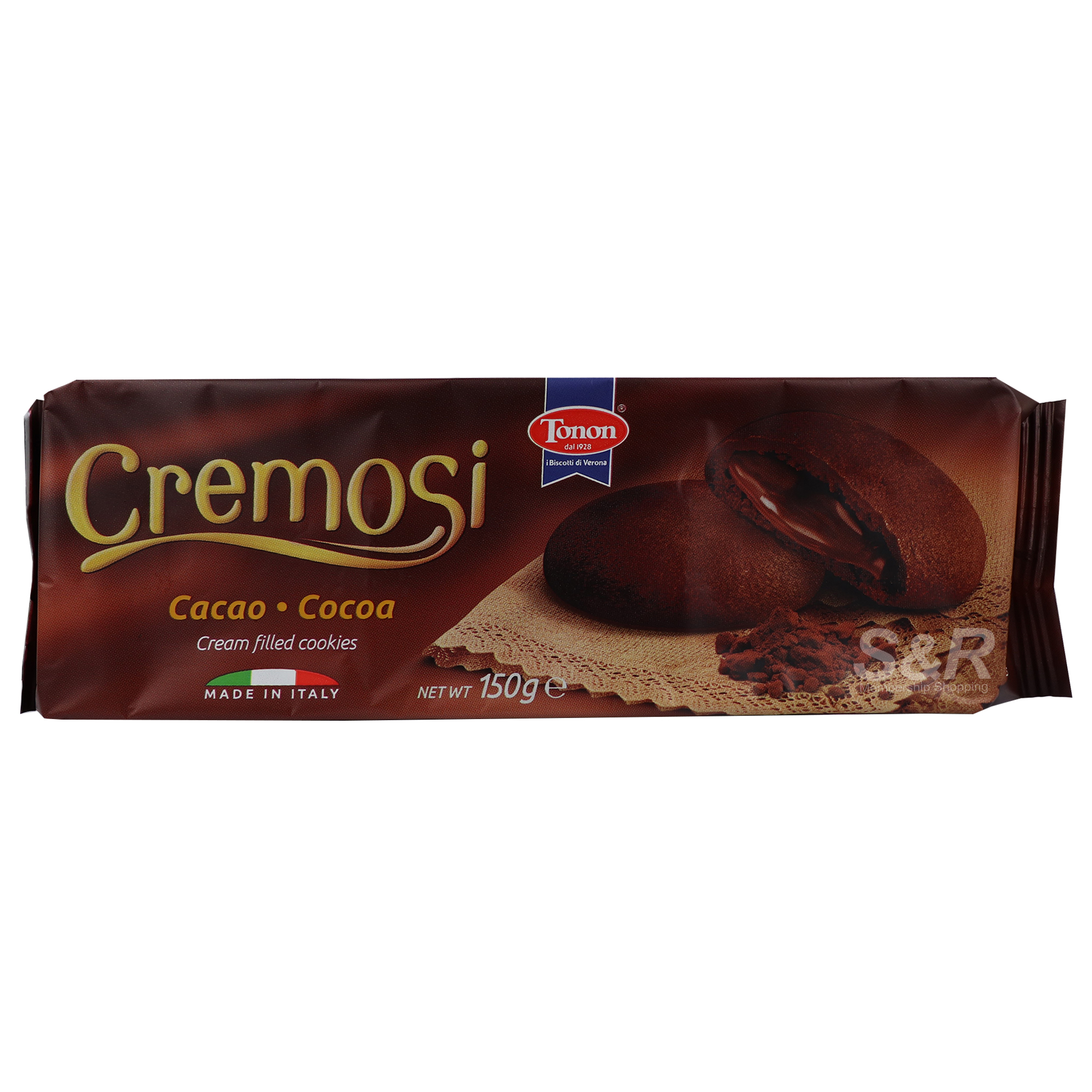 Tonon Cremosi Cocoa Cream Filled Cookies 150g Tonon Cremosi Cocoa Cream Filled Cookies 150g